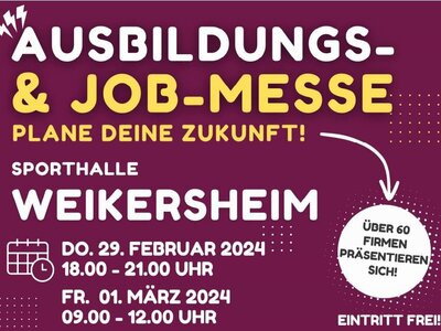 Plakat Ausbildungs- und Jobmesse
