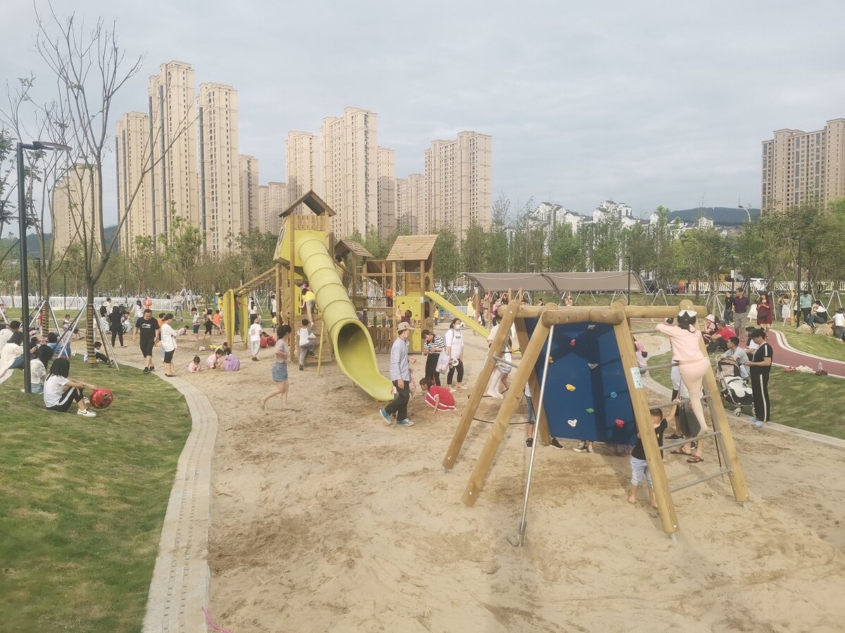 ein Spielplatz in China