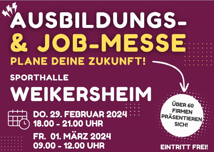 Plakat Ausbildungs- und Jobmesse